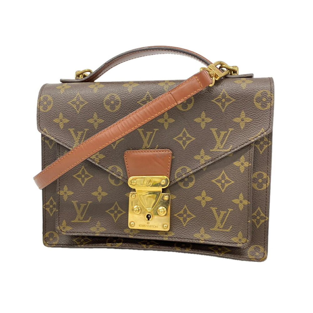 Louis Vuitton Monogram Monceau 26 Handbag M51187 Brown 2-way bag for women